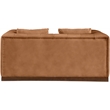 Meridian Furniture Mallina Cognac Vegan Leather Loveseat