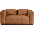 Meridian Furniture Mallina Cognac Vegan Leather Loveseat
