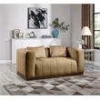 Meridian Furniture Mallina Tan Vegan Leather Loveseat