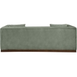 Meridian Furniture Mallina Green Vegan Leather Sofa