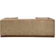 Meridian Furniture Mallina Tan Vegan Leather Sofa