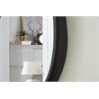 Meridian Furniture Holland Black Polyresin Mirror