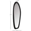 Meridian Furniture Holland Black Polyresin Mirror