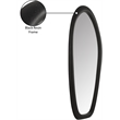 Meridian Furniture Holland Black Polyresin Mirror