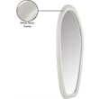 Meridian Furniture Holland White Polyresin Mirror