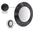 Meridian Furniture Sphere Black Iron Framed Mirror