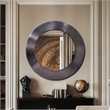 Meridian Furniture Sphere Black Iron Framed Mirror