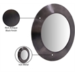 Meridian Furniture Sphere Black Iron Framed Mirror