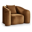 Meridian Furniture Destin Saddle Velvet Accent Chair