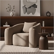 Meridian Furniture Destin Taupe Velvet Accent Chair