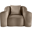 Meridian Furniture Destin Taupe Velvet Accent Chair