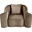 Meridian Furniture Destin Taupe Velvet Accent Chair