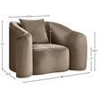 Meridian Furniture Destin Taupe Velvet Accent Chair