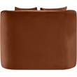 Meridian Furniture Alder Cognac Velvet Accent Chair