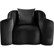 Meridian Furniture Destin Black Velvet Accent Chair