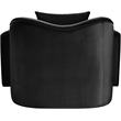 Meridian Furniture Destin Black Velvet Accent Chair