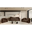 Meridian Furniture Destin Brown Velvet Accent Chair