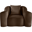 Meridian Furniture Destin Brown Velvet Accent Chair