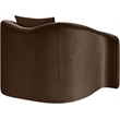 Meridian Furniture Destin Brown Velvet Accent Chair