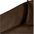 Meridian Furniture Destin Brown Velvet Accent Chair