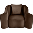 Meridian Furniture Destin Brown Velvet Accent Chair