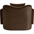 Meridian Furniture Destin Brown Velvet Accent Chair