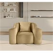 Meridian Furniture Destin Camel Velvet Accent Chair