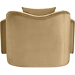 Meridian Furniture Destin Camel Velvet Accent Chair