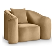 Meridian Furniture Destin Camel Velvet Accent Chair