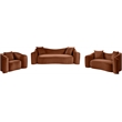 Meridian Furniture Destin Cognac Velvet Accent Chair