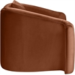 Meridian Furniture Destin Cognac Velvet Accent Chair