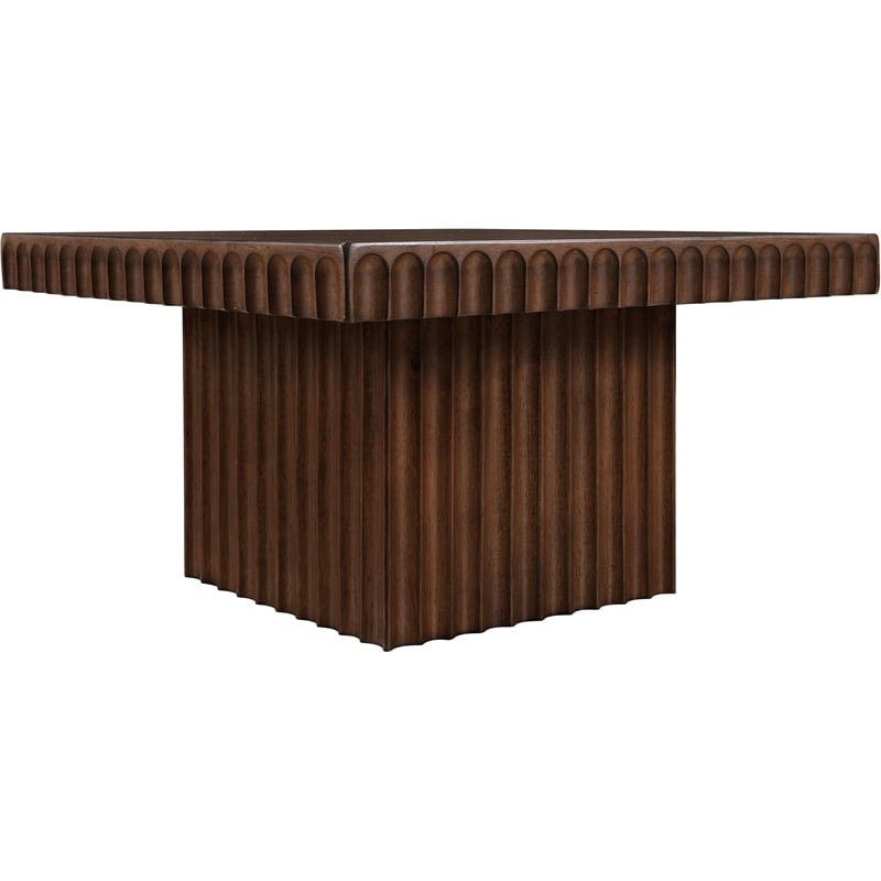 Meridian Furniture Spencer Brown Oak Veneer Coffee Table