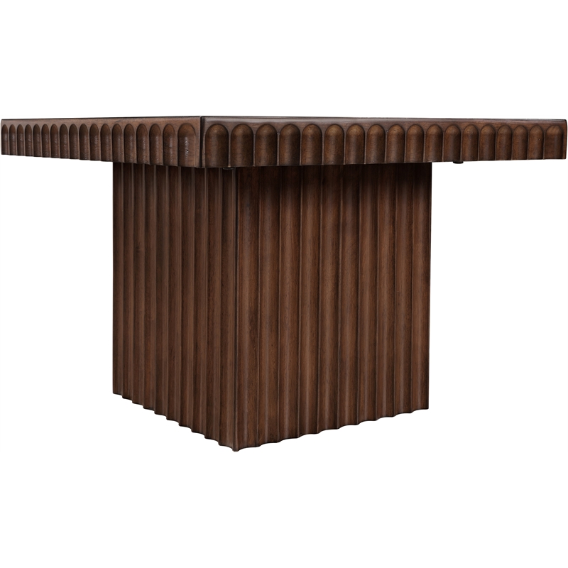 Meridian Furniture Spencer Brown Oak Veneer Coffee Table