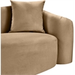 Meridian Furniture Destin Beige Velvet Loveseat