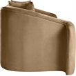 Meridian Furniture Destin Beige Velvet Loveseat