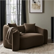 Meridian Furniture Destin Brown Velvet Loveseat