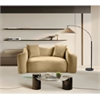 Meridian Furniture Destin Camel Velvet Loveseat