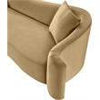 Meridian Furniture Destin Camel Velvet Loveseat