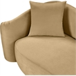 Meridian Furniture Destin Camel Velvet Loveseat