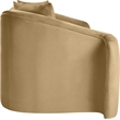 Meridian Furniture Destin Camel Velvet Loveseat