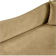 Meridian Furniture Destin Camel Velvet Loveseat