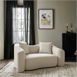 Meridian Furniture Destin Cream Velvet Loveseat