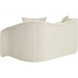 Meridian Furniture Destin Cream Velvet Loveseat