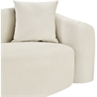 Meridian Furniture Destin Cream Velvet Loveseat