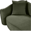 Meridian Furniture Destin Green Velvet Accent Chair