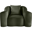 Meridian Furniture Destin Green Velvet Accent Chair