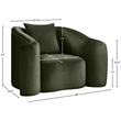 Meridian Furniture Destin Green Velvet Accent Chair