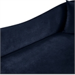 Meridian Furniture Destin Navy Velvet Loveseat