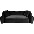 Meridian Furniture Destin Black Velvet Sofa