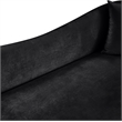 Meridian Furniture Destin Black Velvet Sofa